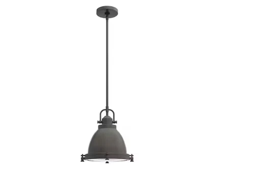 Hunter Bridgemoor 1 Light Noble Bronze Pendant with Shade Kitchen Light - Picture 2 of 5
