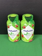 2 PK Vitafusion Extra Strength B12 Gummy Vitamins 170 Ct Each EXP 12/26