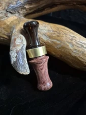 Custom *BUBINGA* Wood Double Reed Duck Call