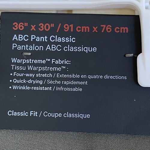 Lululemon Men’s ABC Classic Fit Pant Warpstreme LM5AQHS ARMG Army Green 36 x 30 - Picture 5 of 9