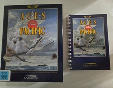 Aces of the Pacific Dynamix 1992 PC Game 3.5" Floppy Disk COMPLETE ORIGINAL