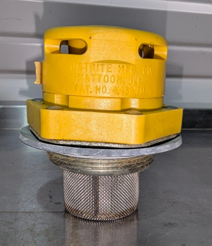 Justrite 8-005 Dual Action Drum Vent / Flame Arrester, 2" Bung - 08005 NOS - Picture 4 of 7