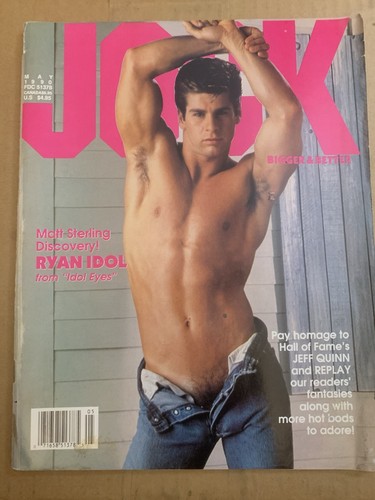 JOCK Magazine May 1990. Ryan Idol Cover. Pre-owned. Gay Interest.
