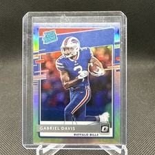 2020 Panini Donruss Optic - Rated Rookies Gabriel Davis #187 Holo Prizm (RC)