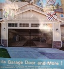 NIB Magnetic Garage Screen Door - 2 Car 188x245 ( 15x20) - Gray Pet Friendly