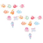  200 Pcs Mini Resin Doll Aquarium Decorations Dollhouse Miniatures