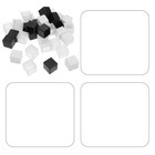 36 Stück Stuhlbeingleiter – Möbelpolster, Beinschutzkappen – Möbeluntersetzer,