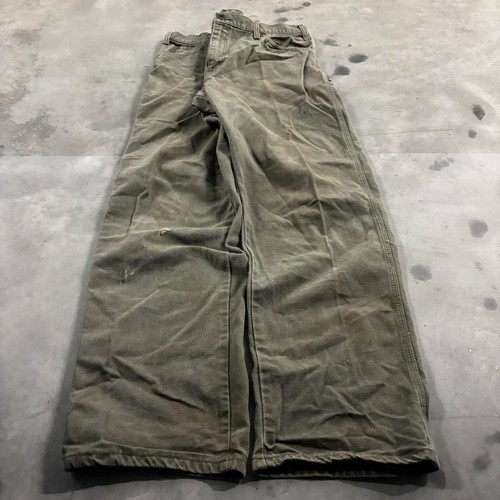 Vintage Y2K/2000er Khaki Grün Dickies Carpenter Workwear Hose! 36x32 - Bild 3 von 8