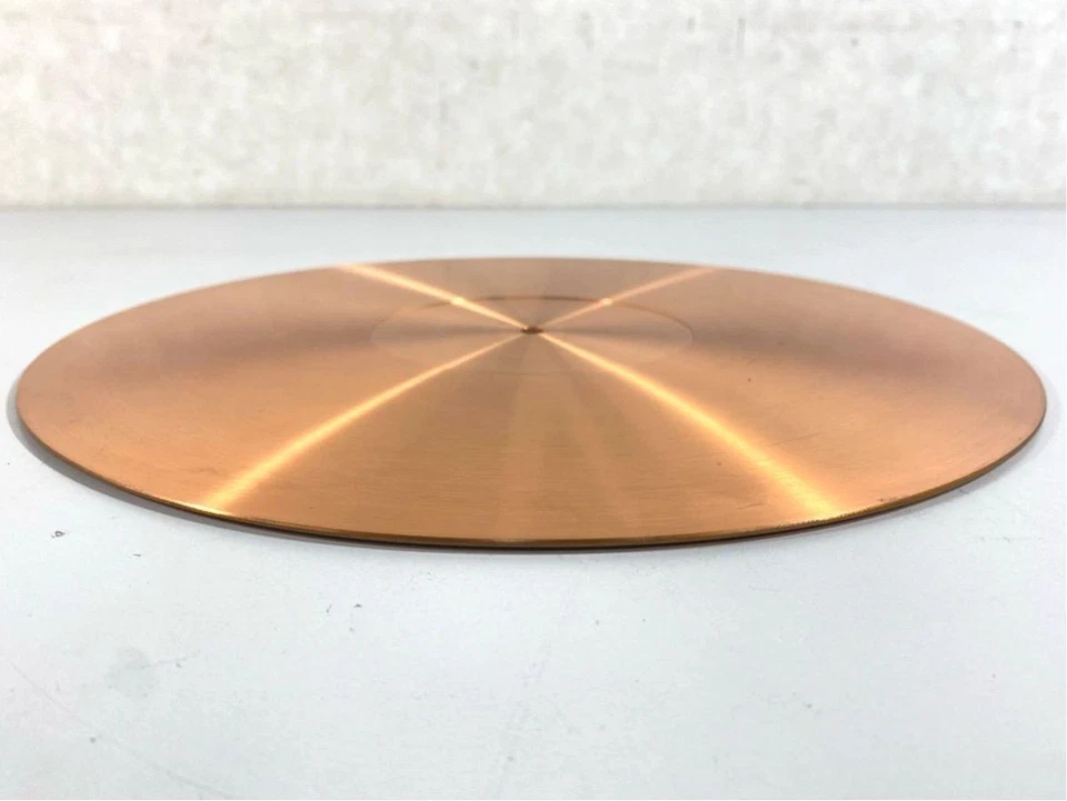 Tapis de platine en cuivre MICRO SEIKI CU-180 3 mm d'épaisseur 294 mm 1,6 kg - Photo 4/4