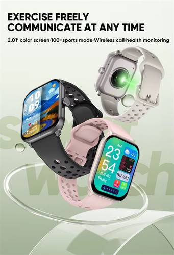 New Watch 5 Global Version AMOLED Screen Heart Rate Monitor for Men Women - Picture 24 of 36