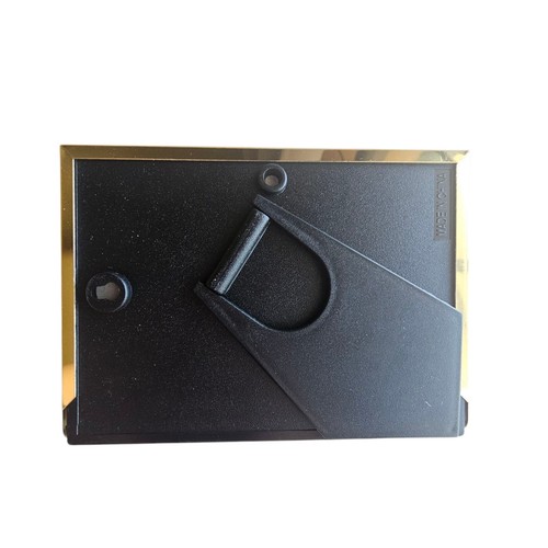 Vintage 90s Guadeloupe Small Gold Double Picture Frame - Picture 2 of 7