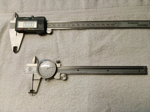 Kanon 6" Dial Caliper .001" Measurements  Hardened SS Japan With Case 