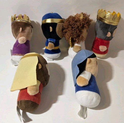 Hallmark Itty Bittys Krippe 6 Stück Plüsch Maria, Josef, Engel, drei Könige - Bild 2 von 10