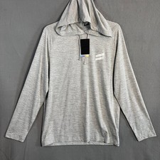 Hurley Men's Performance Essentials Hoodie Size L Heather Gray NWT