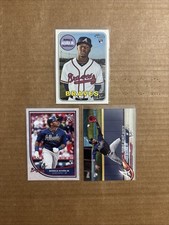 2018 Topps Ronald Acuna Jr. Rc (3) Heritage Update Big League Braves Rookie