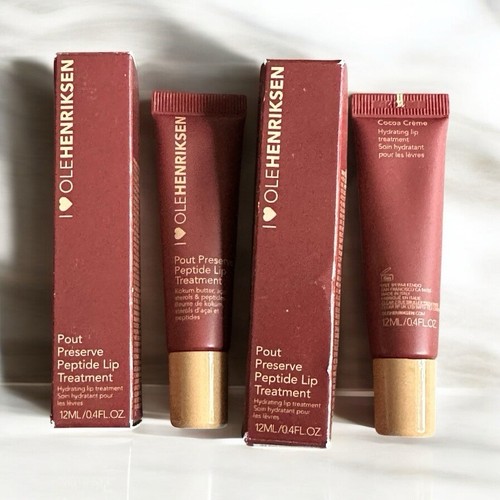 ZWEI Ole Henriksen Schmollmund Konservierung Peptid Lippenbehandlung Kakaocreme 0,4 Oz.