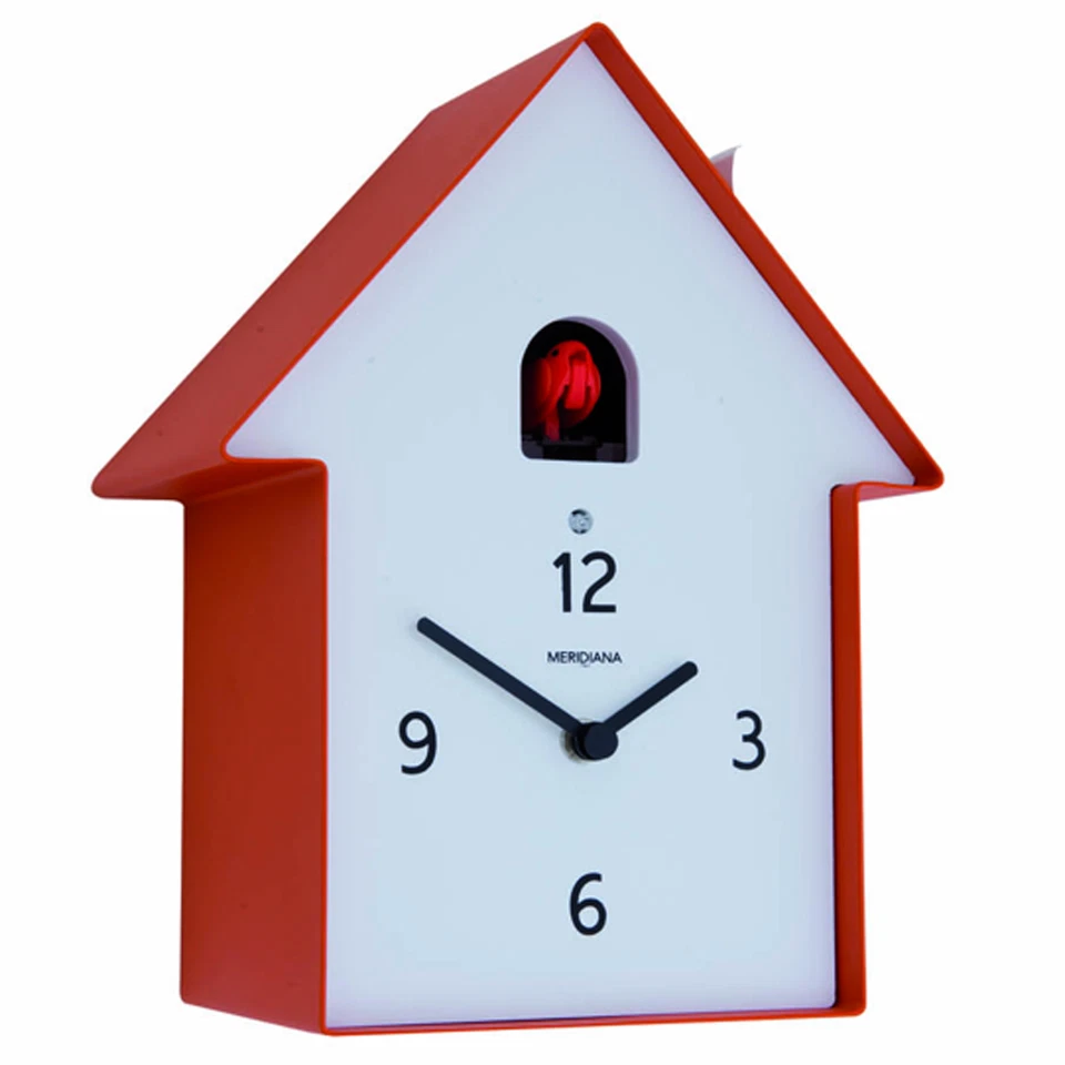 MERIDIANA 220 Rot Domeniconi Design Kuckucksuhr für Wand und Tisch - Bild 1 von 1