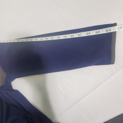 Camicia uomo Timberland blu chiaro pile mezza cerniera manica lunga taglia media - Foto 10 di 10