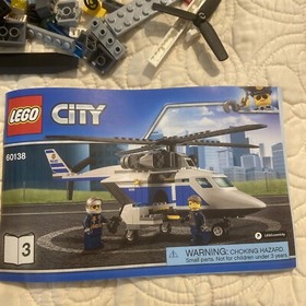 LEGO City Police High-speed Chase 60138,  3 manuals parts only not complete