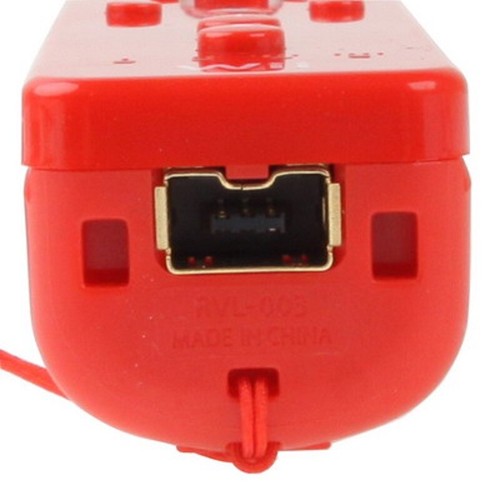 Télécommande Wiimote + Nunchuck pour Nintendo Wii et Wii U - Rouge - Photo 5/7