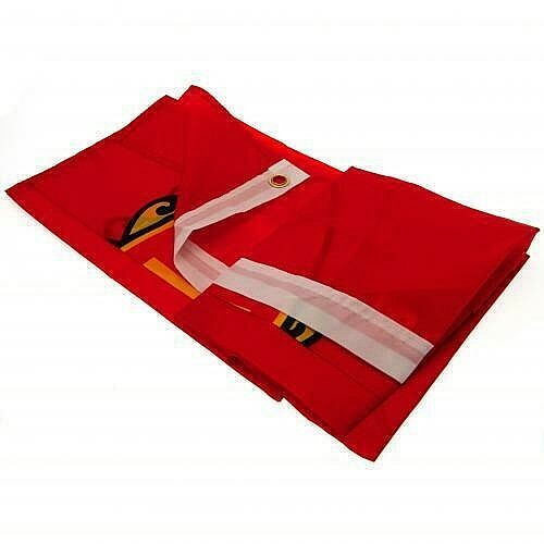 MANCHESTER UNITED FC GROSSER FUSSBALLCLUB MAST FLAGGE OFFIZIELLER MUFC 5' x 3' Fuß MUFC - Bild 4 von 4