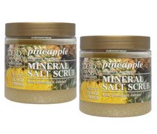 Dead Sea Collection Pineapple Mineral Salt Scrub with Natural Dead Sea Minerals