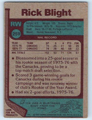 1977-78 TOPPS HOCKEY CARDS - Buy 3, Get 2 FREE - Take Your Pick! - Picture 123 of 123