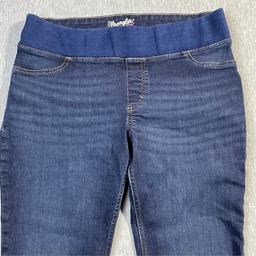 Wrangler Retro Women’s Jeans Size 13 x 30 Mae Maternity Mid Rise Bootcut Dark - Foto 2 di 11