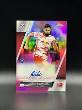 2021-22 Topps Chrome Bundesliga Josko Gvardiol Pink Auto /150 RB Leipzig