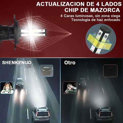 2 LED headlight bulbs for Deere 540D, 6100, 6200, 6400, 6300, 8640 tractor: USA - Picture 38 of 99