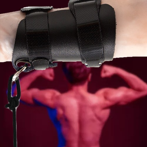 Leather Male Enhancement Penis Extender Traction Stretcher Enlarger Hanger Train - Picture 2 of 9
