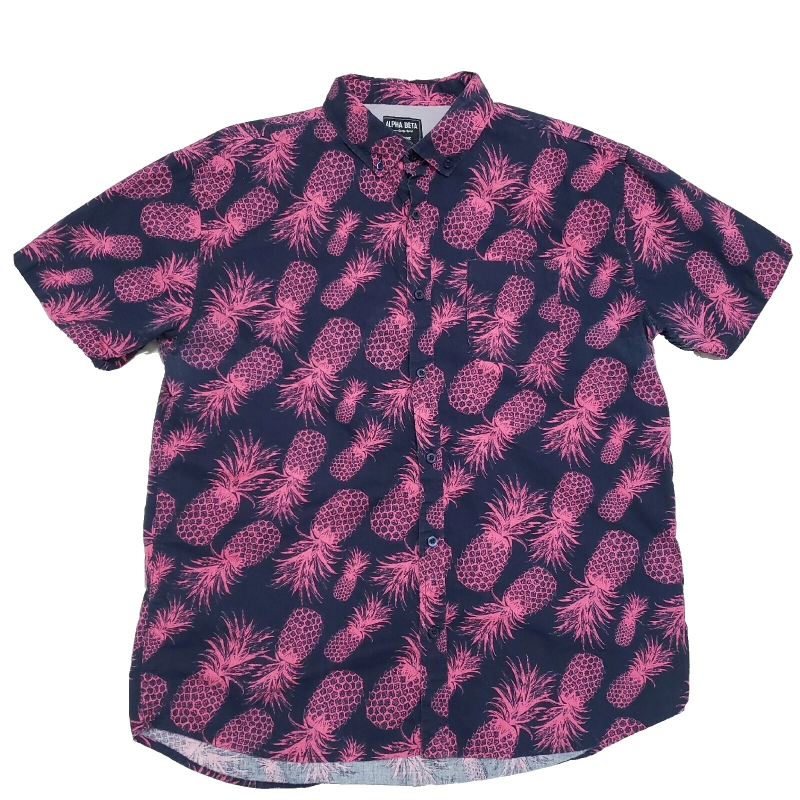 Camisas para hombre Alpha Cotton informales abotonadas