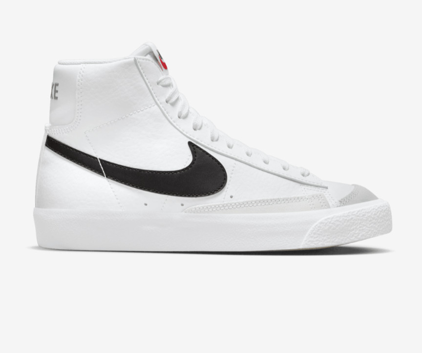 Блейзер Nike Mid 77 Оранжевый Белый черный DA4086-100 для мальчиков и девочек Wmns GS Sz от 4 до 7 лет