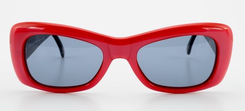 ROBERT LA ROCHE Sonnenbrille Mod. S 166 LR406 80er Vintage Pearl Rot Cat Eye M - Picture 3 of 8