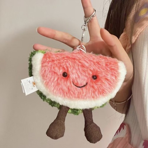 Jellycat 3.5" Watermelon Slice Keyring – Fun & Playful Gift for Birthdays & More - Picture 2 of 6