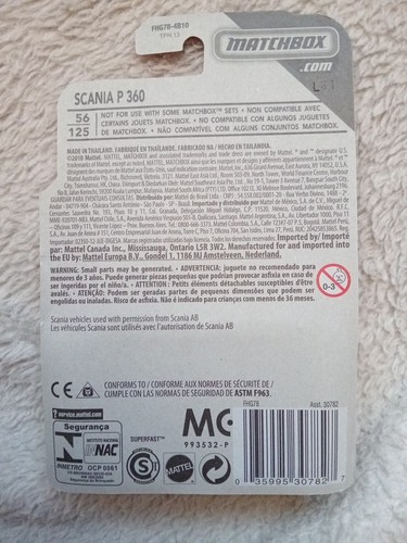 Matchbox Superfast / MB 1086 - Scania P360 Fire Truck - Red - Feurwehr -Model x1 - Picture 10 of 10