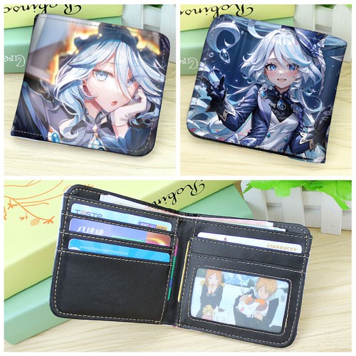 Genshin Impact Wallet Anime Coin Purse Cosplay Holiday Originality Fshion Gift - Picture 22 of 28