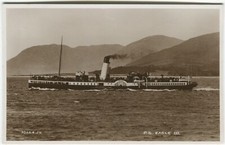 PS EAGLE III, PADDLE STEAMER - Shipping Postcard
