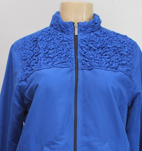Athletech Women's Athletic Jacket Long Sleeve Blue Size S - Picture 2 of 6