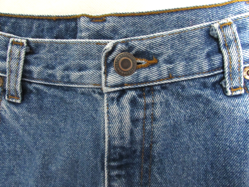 Vintage Flying A Jeanswear Shorts Herren 32 x 9 blau Denim entspannt Flieger klassisch Skate - Bild 4 von 12