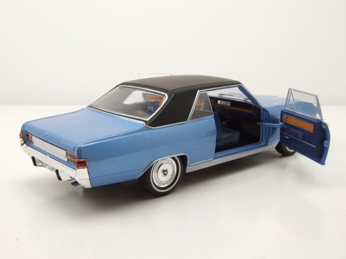 Opel Diplomat A V8 Coupé blau, 1965 WhiteBox WB124137 Modellauto 1:24 Neu OVP - Picture 4 of 4