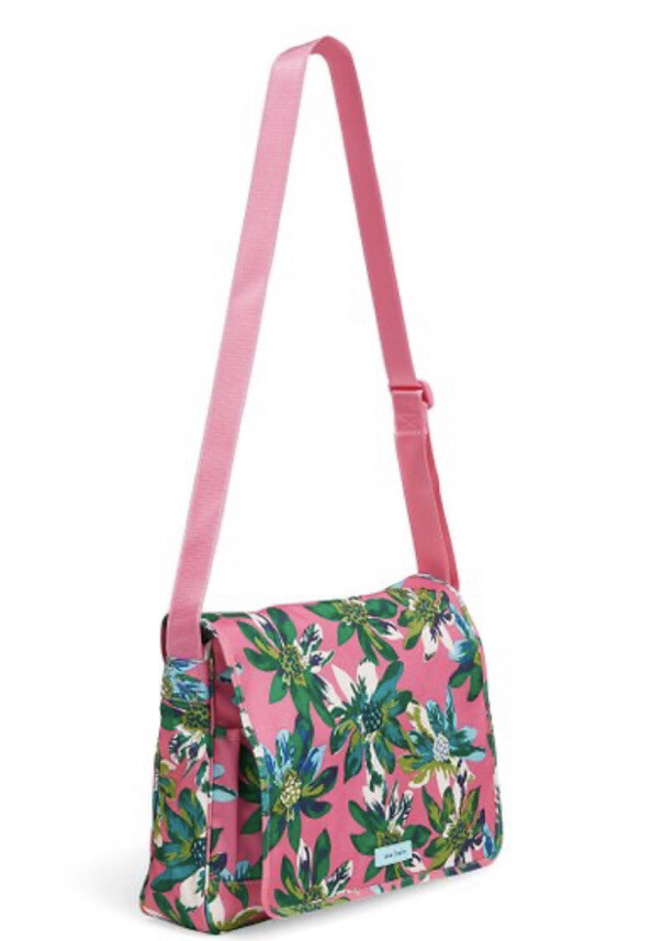 Vera bradley lighten top up messenger bag