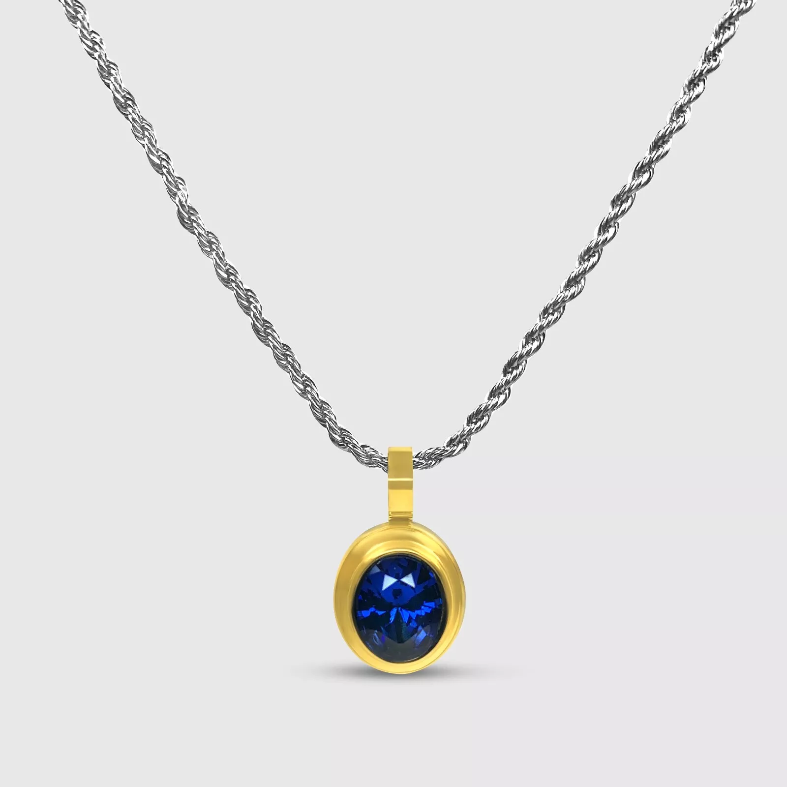 Collier pendentif en acier inoxydable inspiré de l'OSRS Amulette Of Magic
