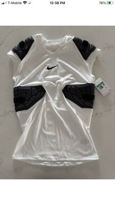 NIKE - 送料無料 新品 NIKE PRO HYPERSTRONG 4-PAD L(US) NIKE Pro Hyperstrong Compression 4 Pad White Football Shirt