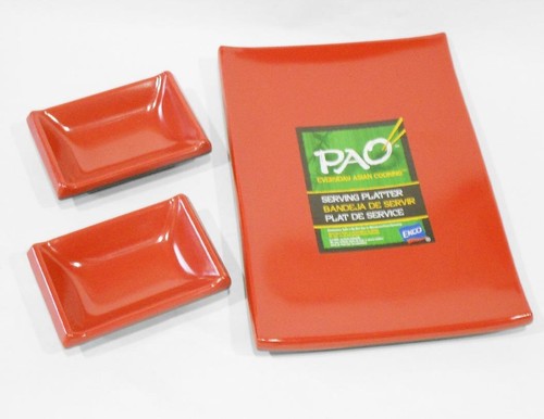 ❤️ 10-teiliges PAO! ASIATISCHES SUSHI SET Matte Reis Paddel Sauce Dip Geschirr Teller Hacken Sticks - Bild 3 von 11