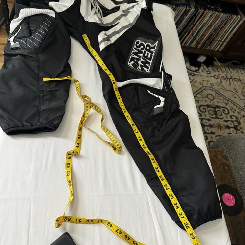 Answer Racing 10 Ion Tucker Rocky Pants Mens 34 10N Breeze Black White Motocross - Picture 6 of 16