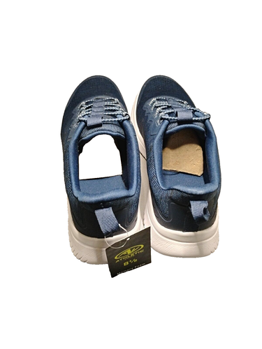 Athletic Works Men's size 8.5 Rudy Low-Top Sneakers, Color BLUE NAVY NEW - Picture 4 of 5