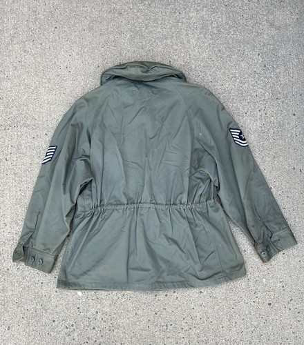 Vintage Korean War Single Breasted Jacket USAF Large Short 1950s Military Field - Picture 22 of 22