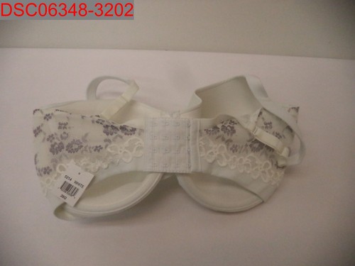 Stain, Leading Lady Women's White Lace Underwire T-Shirt Bra, 38G 722286533989 - Picture 2 of 8