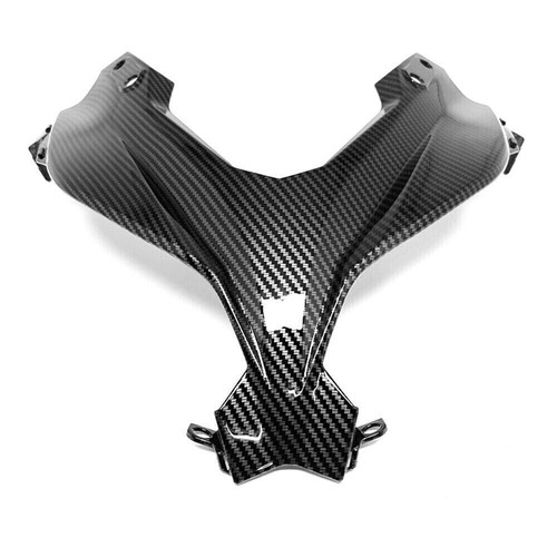 For KAWASAKI 2013-2017 NINJA 300 Front Upper Mid Headlight Fairing Carbon Fiber - Picture 3 of 11